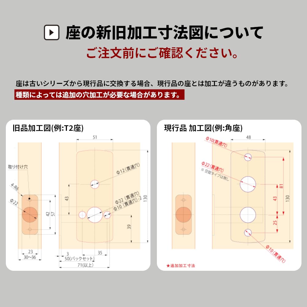 Amazon | ムラコシ精工 シルバー 表示錠レバーハンドルセット 角座